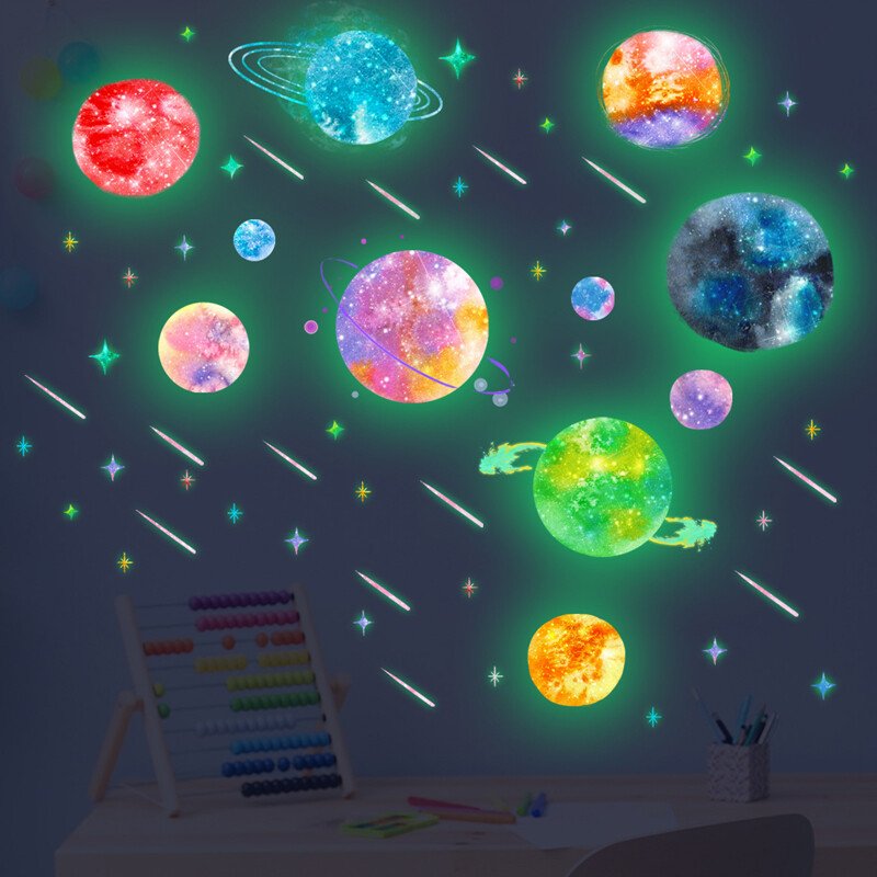 Glow-in-the-Dark Stars & Moon Stickers (supplier photo)