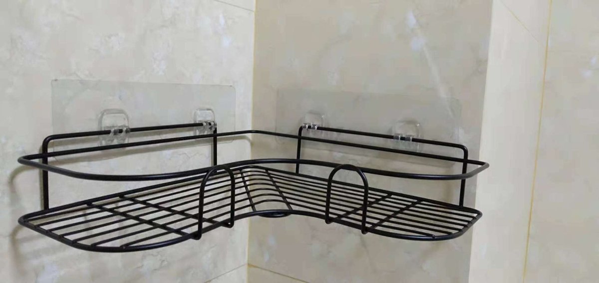 No-Drill Bathroom Corner Shelf, supplier photo 4
